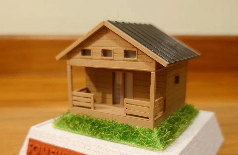 Cabin – Căn nhà nhỏ để trang trí (in 3D) - Image 1