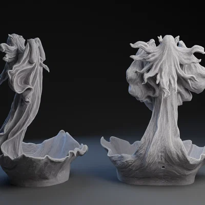 Mẫu in 3D Tô đựng kẹo Halloween nghệ thuật La Nit đẹp mắt