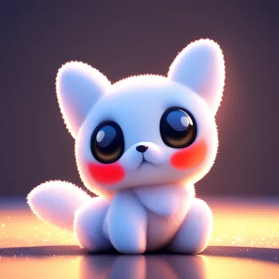 Mô hình chú chó 3D dễ thương (Cute Doggo) trang trí bàn làm việc