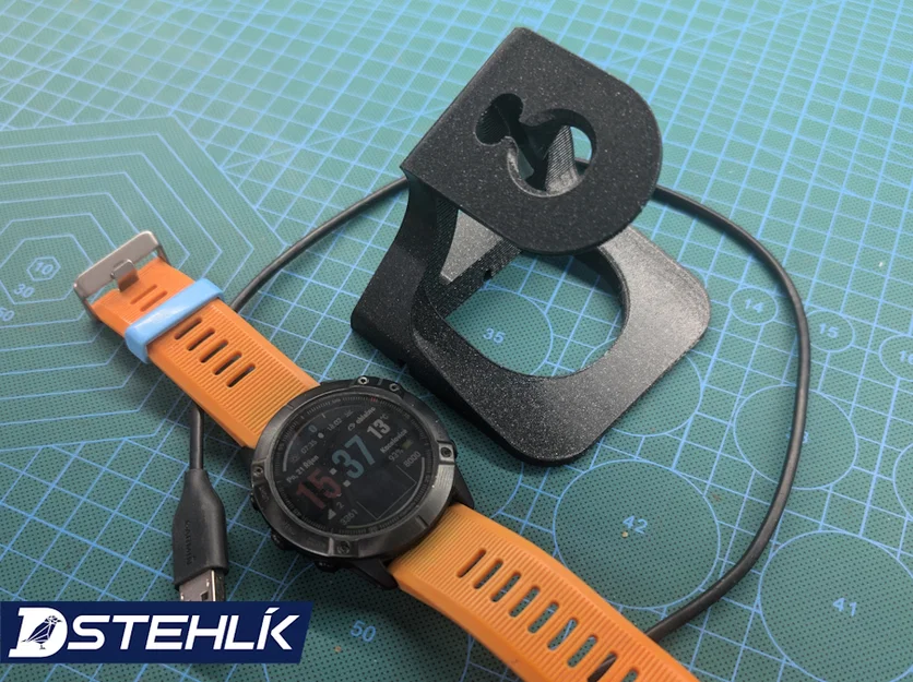Đế sạc đồng hồ Garmin fenix 6X in 3D tiện lợi - Image 1