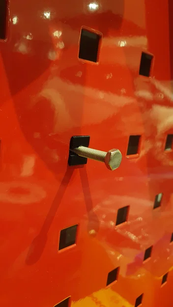 Đai ốc vuông 9x9mm (Tool board/wall/pegboard) - Image 1