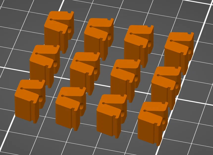 Đai ốc vuông 9x9mm (Tool board/wall/pegboard) - Image 2