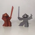 Mô hình Samurai mini 3D cực chất cho bàn làm việc - Thumbnail 1