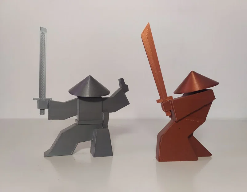 Mô hình Samurai mini 3D cực chất cho bàn làm việc - Image 2