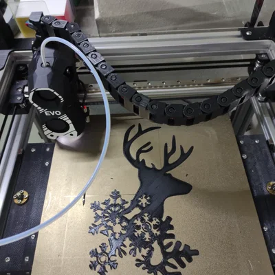 Trang trí Giáng Sinh 3 – Nai treo tường