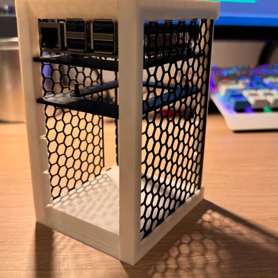 Rack Server Raspberry Pi 5 (5 cái)