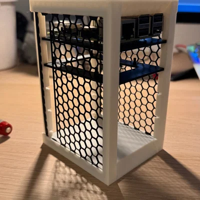 Rack Server Raspberry Pi 5 (5 cái)