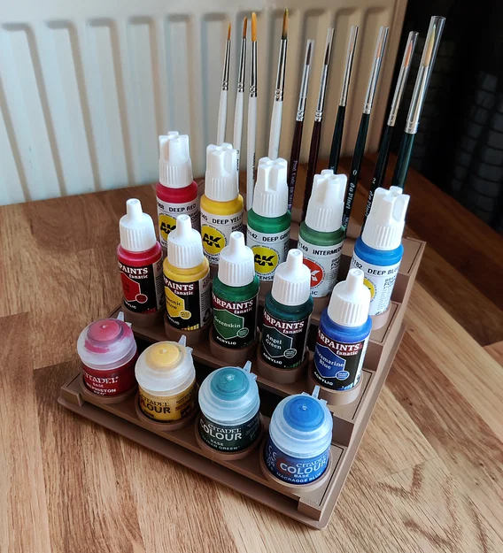 Trạm sơn modular Gridfinity (Gridfinity modular paint station) - Image 1