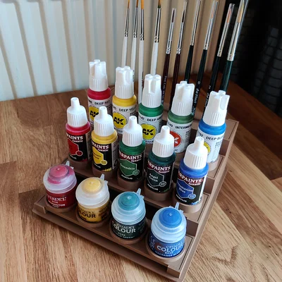Trạm sơn modular Gridfinity (Gridfinity modular paint station)