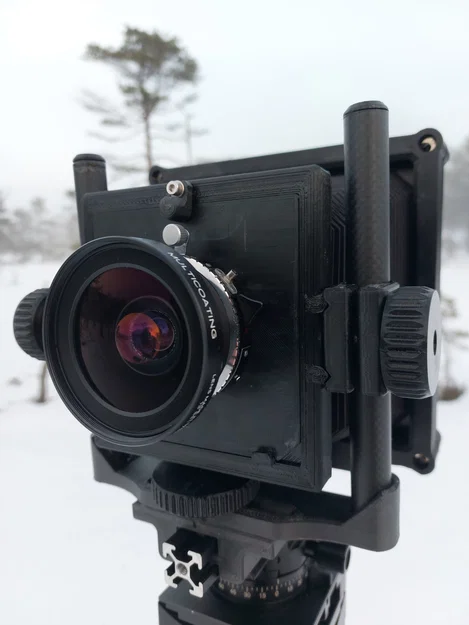 Máy ảnh rail 4x5 open-source (WIP) cho nhôm định hình 2020 - Image 1