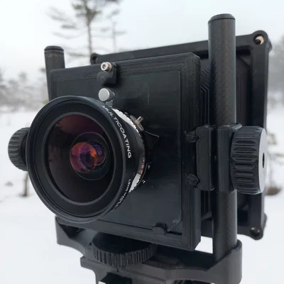 Máy ảnh rail 4x5 open-source (WIP) cho nhôm định hình 2020