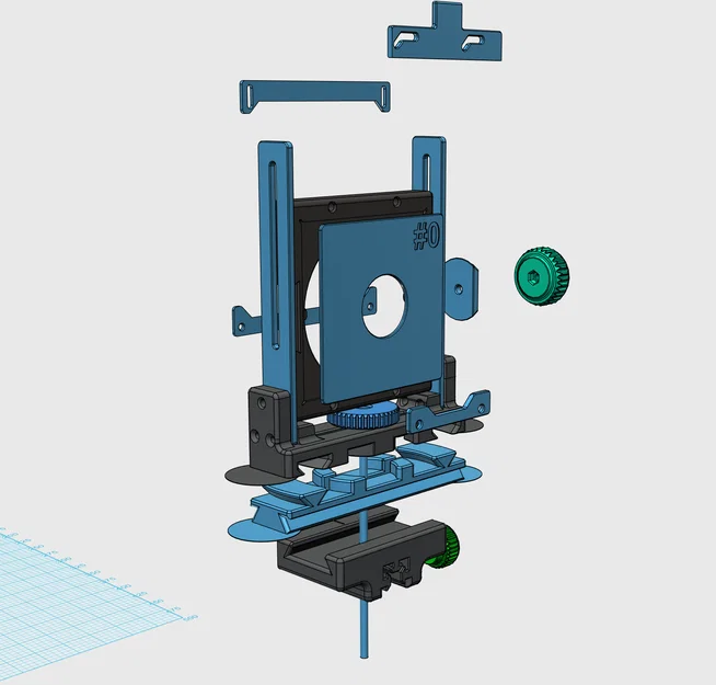 Máy ảnh rail 4x5 open-source (WIP) cho nhôm định hình 2020 - Image 2