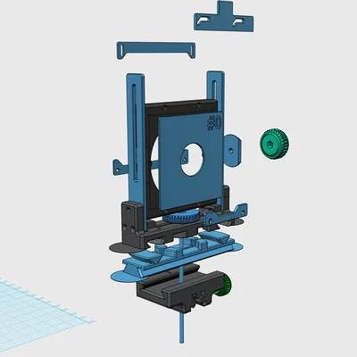 Máy ảnh rail 4x5 open-source (WIP) cho nhôm định hình 2020