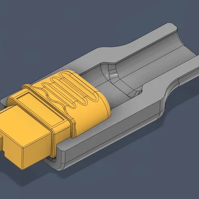 Vỏ đầu nối XT60H kèm chống gãy dây (strain relief)