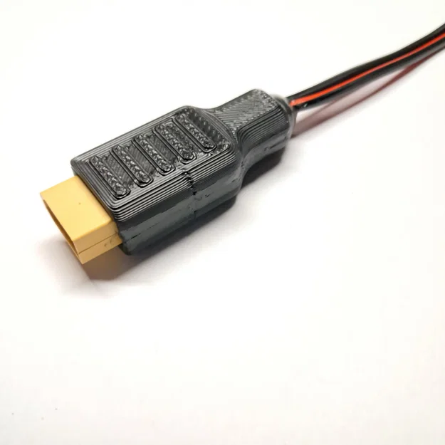 Vỏ đầu nối XT60H kèm chống gãy dây (strain relief) - Image 10