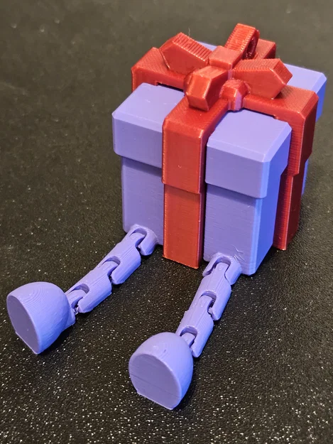 Hộp quà trang trí Giáng sinh với chân cử động linh hoạt - Image 2