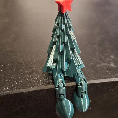 Cây Thông Noel Mini Có Chân Linh Hoạt (Articulated Xmas Tree) Độc Đáo