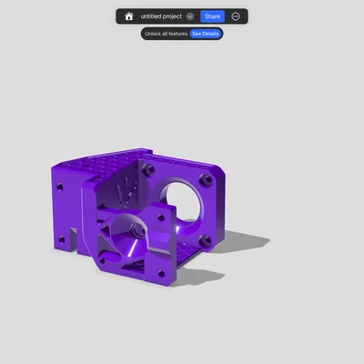 ERCF2 DIRECT DRIVE MOUNT MOD NEMA17/NEMA14