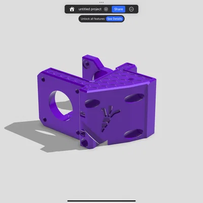 ERCF2 DIRECT DRIVE MOUNT MOD NEMA17/NEMA14