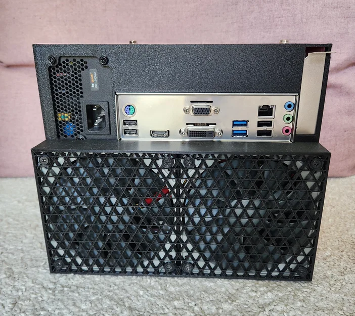 Thùng máy ITX NAS 8 khay tự in 3D cho máy Prusa MK4 - Image 2