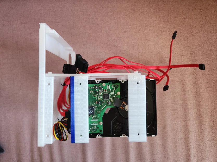 Thùng máy ITX NAS 8 khay tự in 3D cho máy Prusa MK4 - Image 5