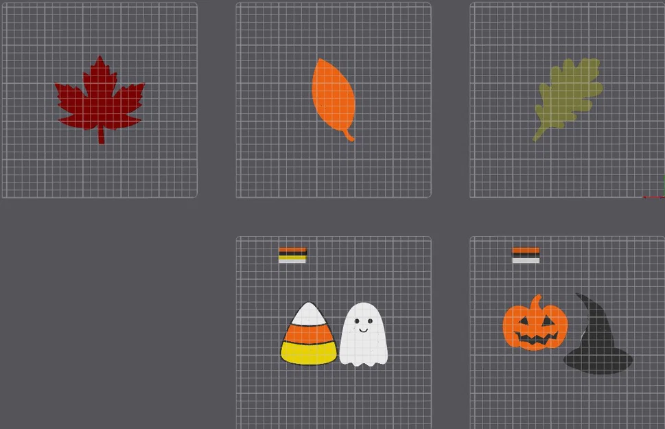 Bộ phụ kiện trang trí vòng hoa Lego chủ đề mùa thu và Halloween - Image 2