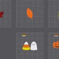 Bộ phụ kiện trang trí vòng hoa Lego chủ đề mùa thu và Halloween - Thumbnail 2