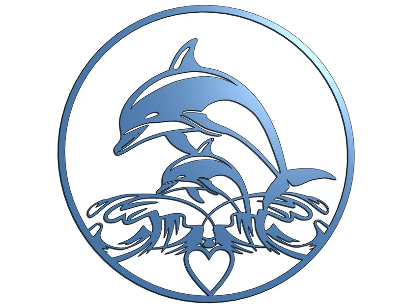 Mô hình trang trí Dolphin Wave: Điểm nhấn đại dương đầy tinh tế - Image 1