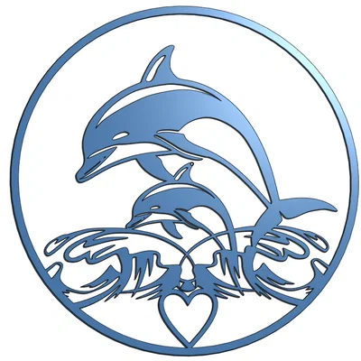 Mô hình trang trí Dolphin Wave: Điểm nhấn đại dương đầy tinh tế