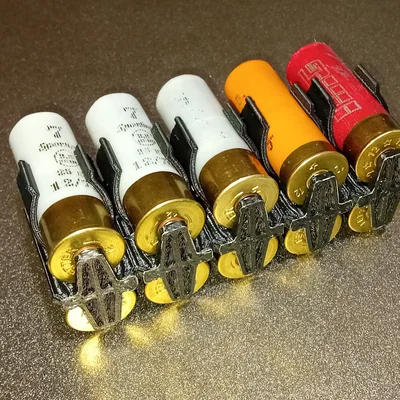 Khay giữ 10 viên đạn shotgun 12 gauge in 3D tiện lợi