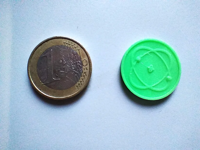 Đồng token 1€ cho xe đẩy mua sắm (Moneta gettone carrello 1€) - Image 1