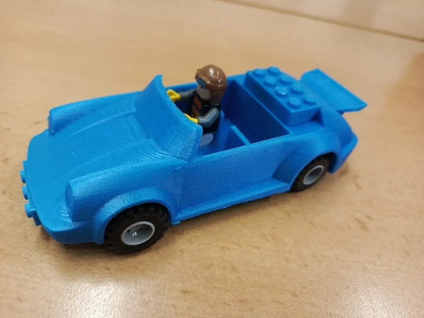 Mô hình xe Porsche 911 3D - Tương thích lắp ráp cùng LEGO - Image 3