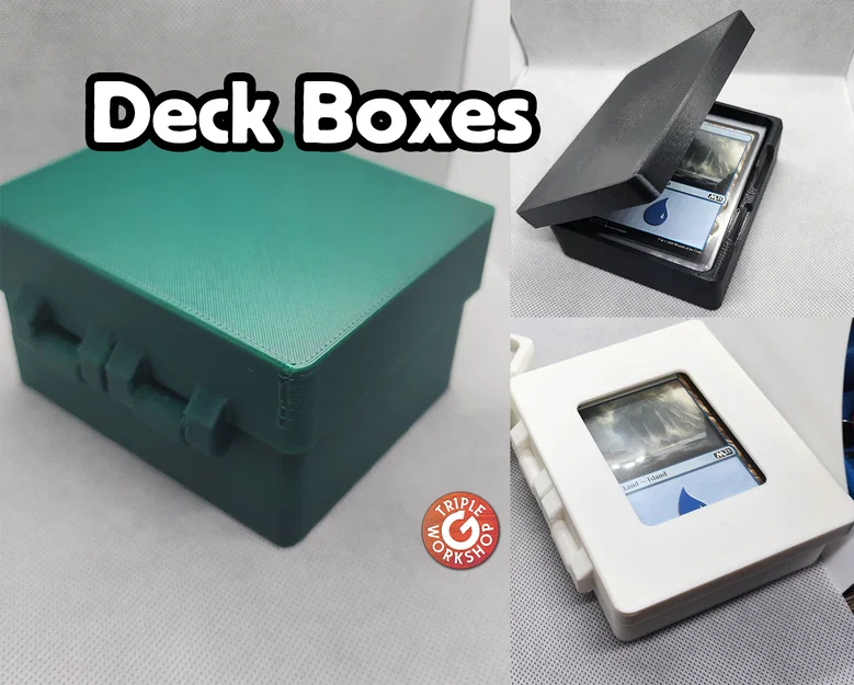 ◈ Hộp Đựng Deck Print-in-place ◈ 4 Kiểu Dáng - Image 1