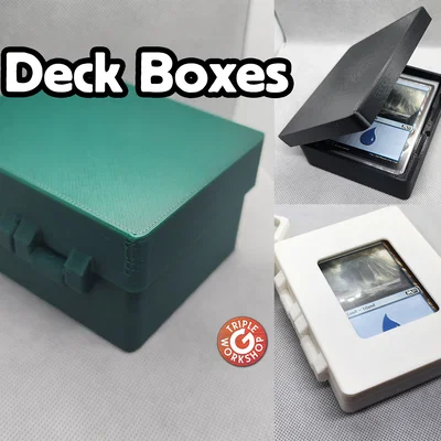 ◈ Hộp Đựng Deck Print-in-place ◈ 4 Kiểu Dáng