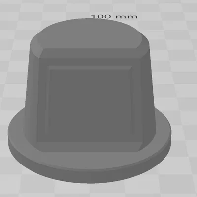 Đế trưng bày cúp vinh danh 100mm (Base trofeu) - Tự in 3D dễ dàng