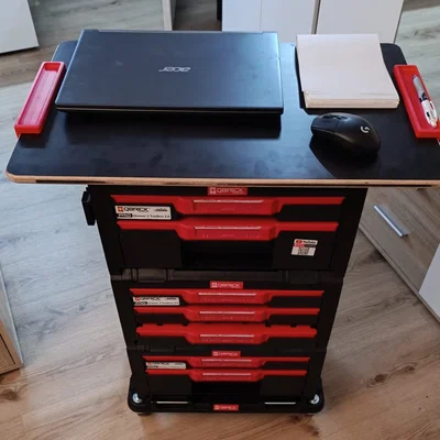 Adapter gắn mặt bàn (worktop) lên thùng Qbricksystem PRO