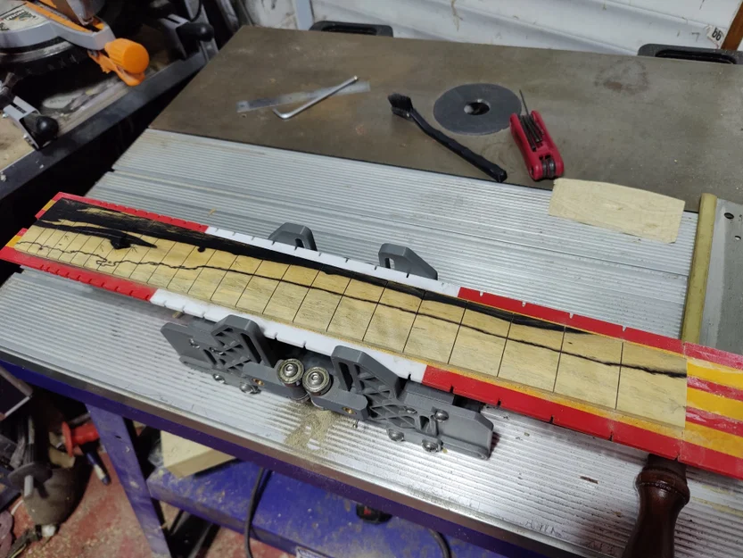 Template cắt rãnh fretboard 25.5" và 24.75" - Image 3
