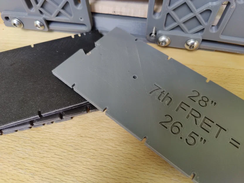 Template cắt rãnh fretboard 25.5" và 24.75" - Image 8