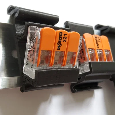 Ngàm gắn DIN cho WAGO 221-4xx/6xx (WAGO 221-4xx/6xx DIN Mount)