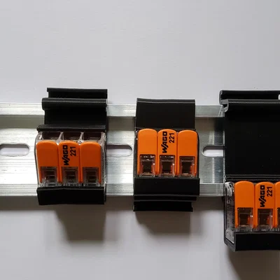 Ngàm gắn DIN cho WAGO 221-4xx/6xx (WAGO 221-4xx/6xx DIN Mount)
