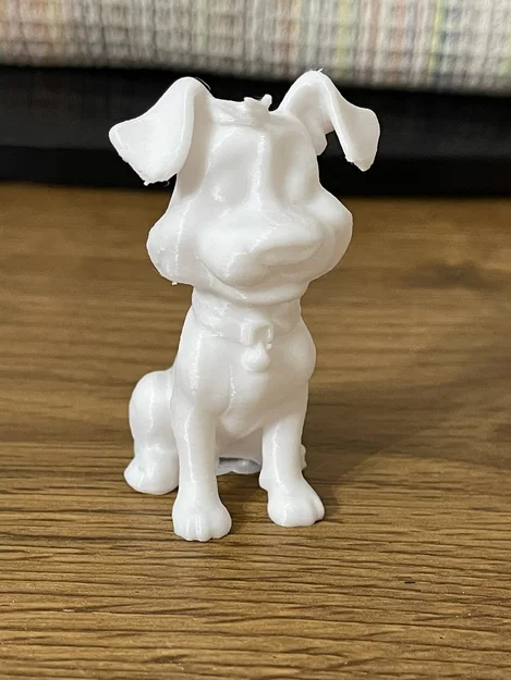 Mô hình chú chó hoạt hình (Cartoon Sitting Dog) in 3D dễ thương - Image 2