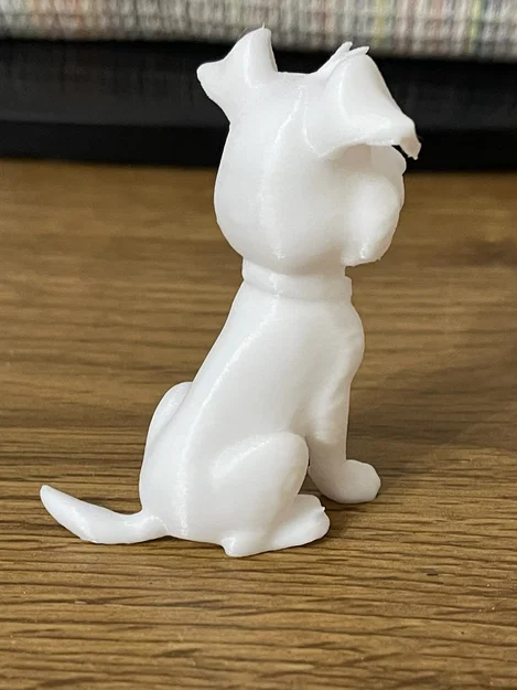 Mô hình chú chó hoạt hình (Cartoon Sitting Dog) in 3D dễ thương - Image 3