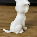Mô hình chú chó hoạt hình (Cartoon Sitting Dog) in 3D dễ thương - Thumbnail 3