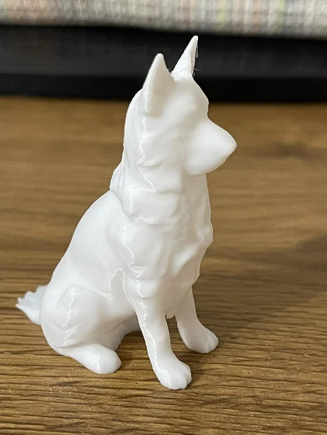 Mô hình chú chó ngồi (Sitting Dog) dễ thương để tô màu thủ công - Image 1