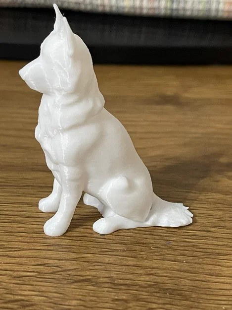 Mô hình chú chó ngồi (Sitting Dog) dễ thương để tô màu thủ công - Image 2