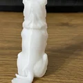 Mô hình chú chó ngồi (Sitting Dog) dễ thương để tô màu thủ công - Thumbnail 4