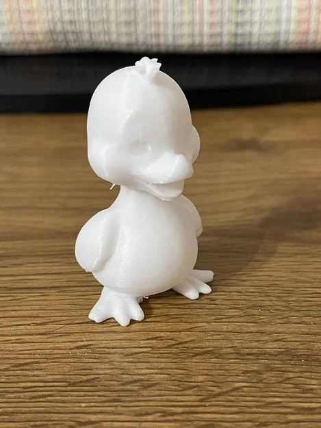 Mô hình chú vịt con Duck 2 in 3D - Dễ dàng tô màu thủ công - Image 1