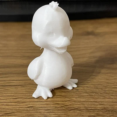 Mô hình chú vịt con Duck 2 in 3D - Dễ dàng tô màu thủ công