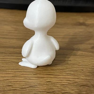 Mô hình chú vịt con Duck 2 in 3D - Dễ dàng tô màu thủ công