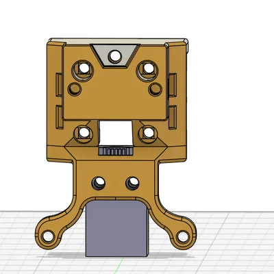 Ngàm gắn Eddy probe cho Dragonburner MGN12H (Dragonburner MGN12H Eddy mount)